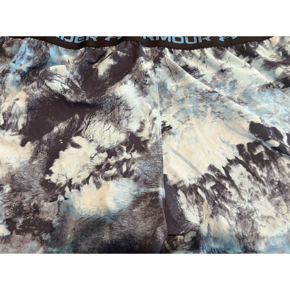 Under Armour Vanish Woven 6” Printed Shorts Men 2XL Blue Black Fitted NWT - Picture 5 of 5